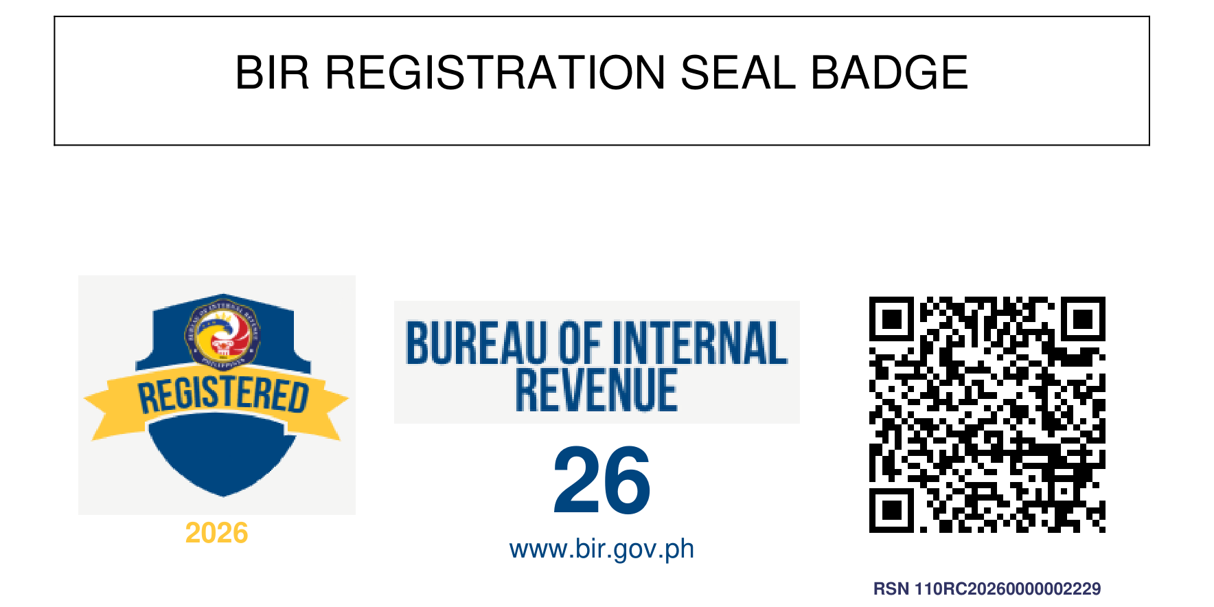 BIR Registered — JakisAI Software Development Services
